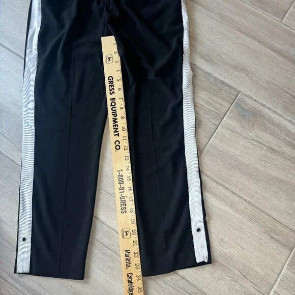 Belle Vere Black Dress Pants w/ White Side Stripe – Women’s Size 8 - Picture 4 of 7